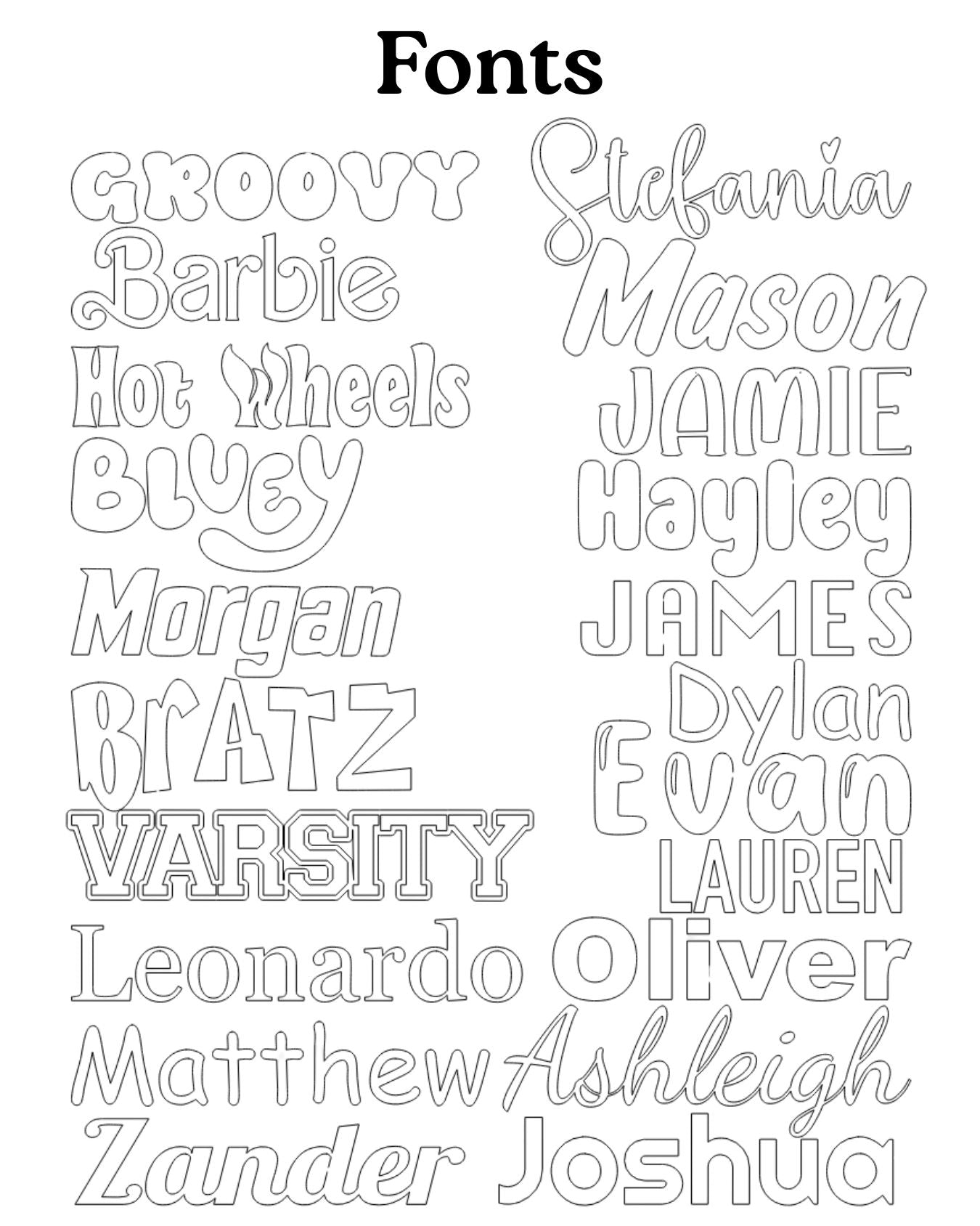 Dual Name Announcement Plaque