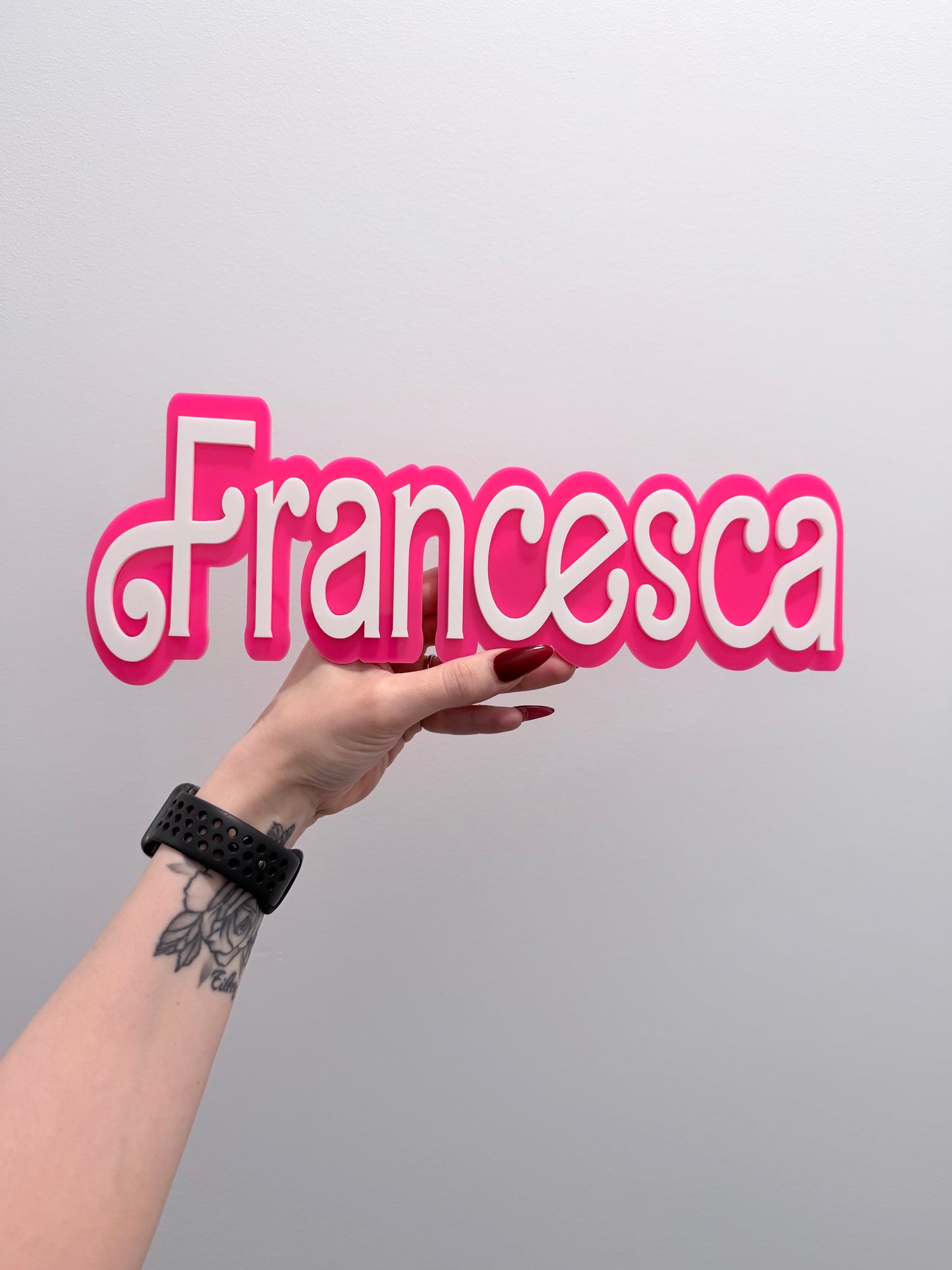 Doll Inspired Name sign