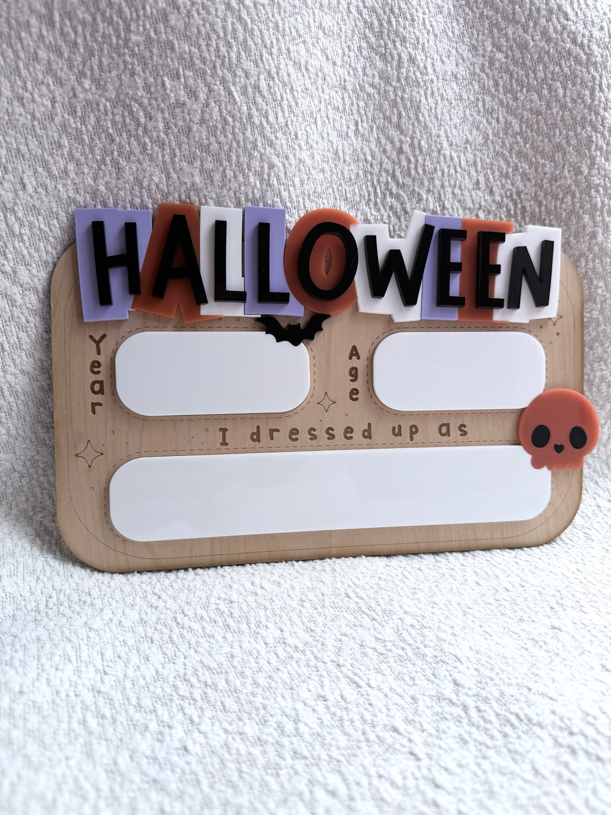 Halloween Milestone Board