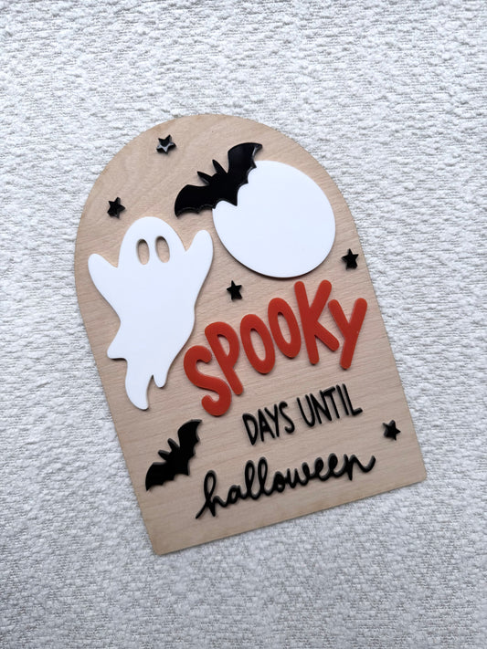 Halloween Countdown Sign