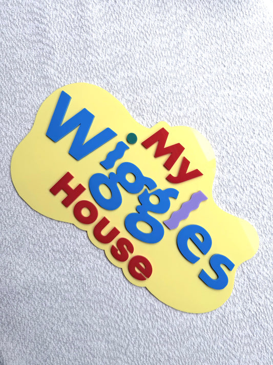 Yellow Cubby house/ playroom sign