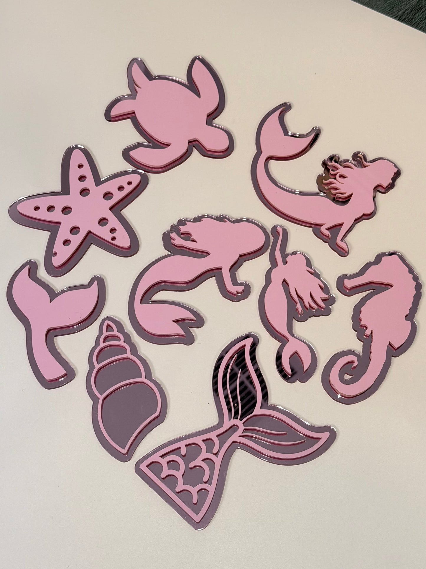 10pc Mermaid Room Decor Pack