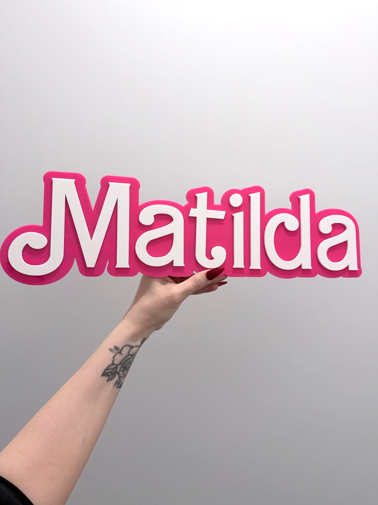 Doll Inspired Name sign