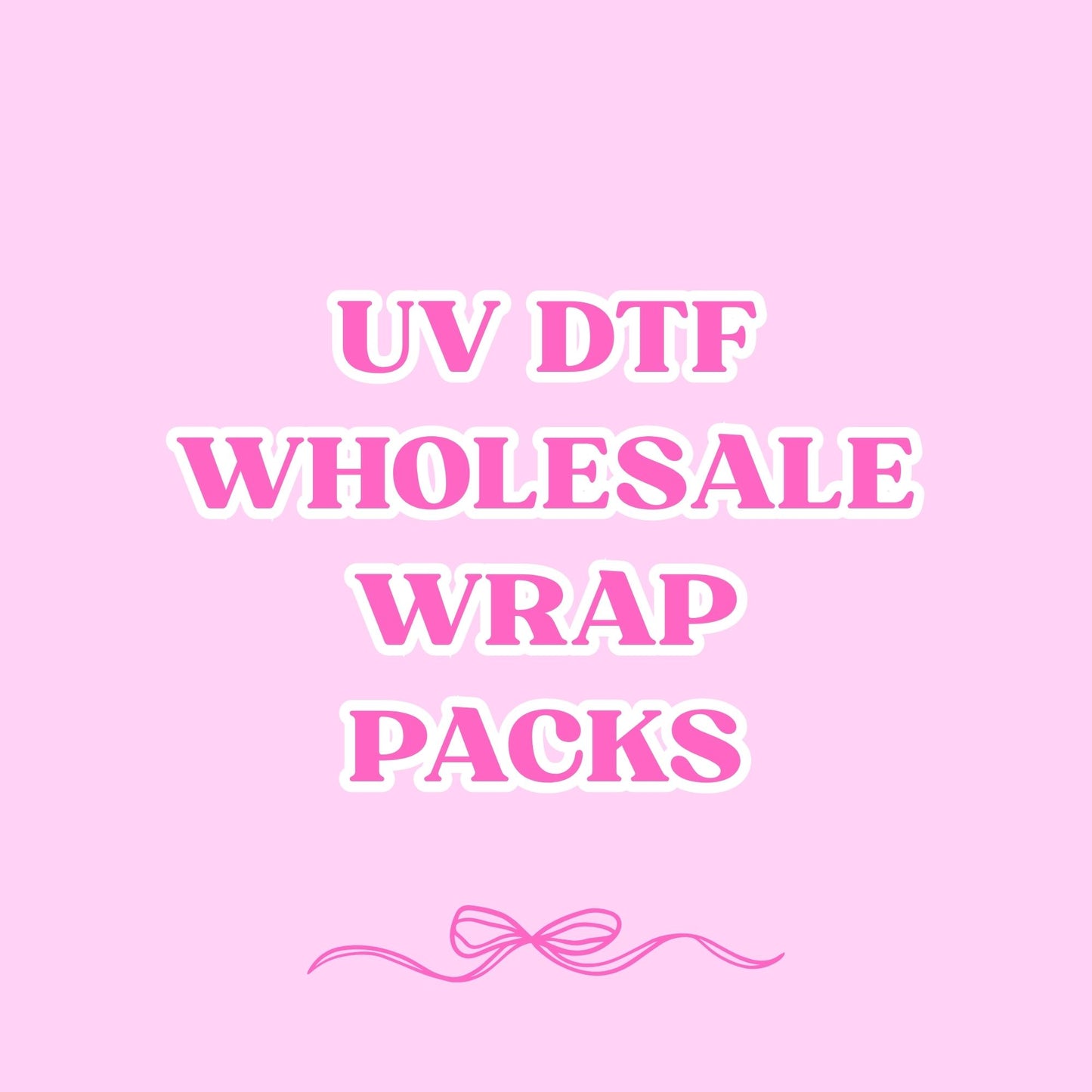 UV Dtf Wholesale Wrap Packs