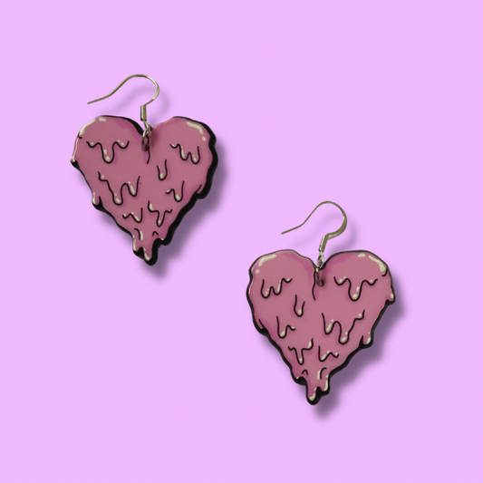 Pink Dripping heart